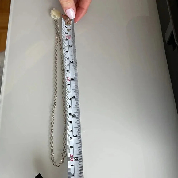 Genuine 925 Sterling Silver  Necklace with 4-Leaf Clover Charm - Picture 6 of 9